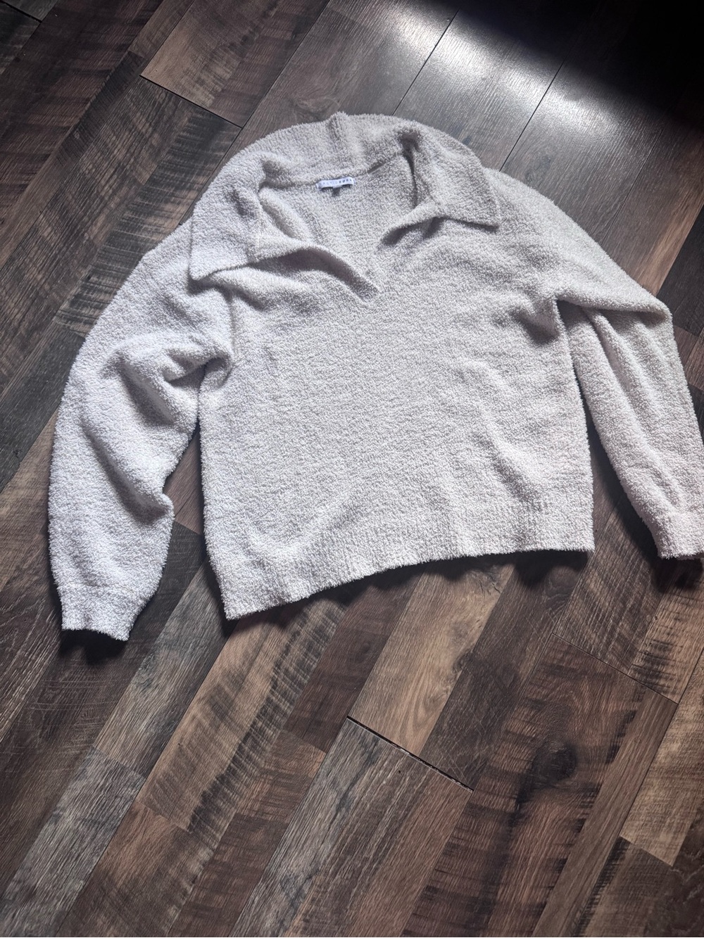 Cozy Baltic Born Bouclé Sweater - Light Gray